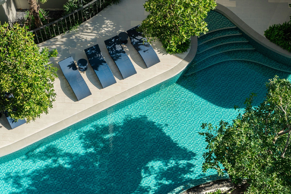 Outdoor swimming pool